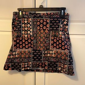 Hollister floral skirt size 1